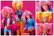 The Holograms 4005, Danse, Video, and Raya 1987 -- images from 1987 Hasbro Toy Fair Catalog