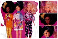 The Starlight Girls 4025, Ashley, Krissie, and Banne 1987 -- images from 1987 Hasbro Toy Fair Catalog