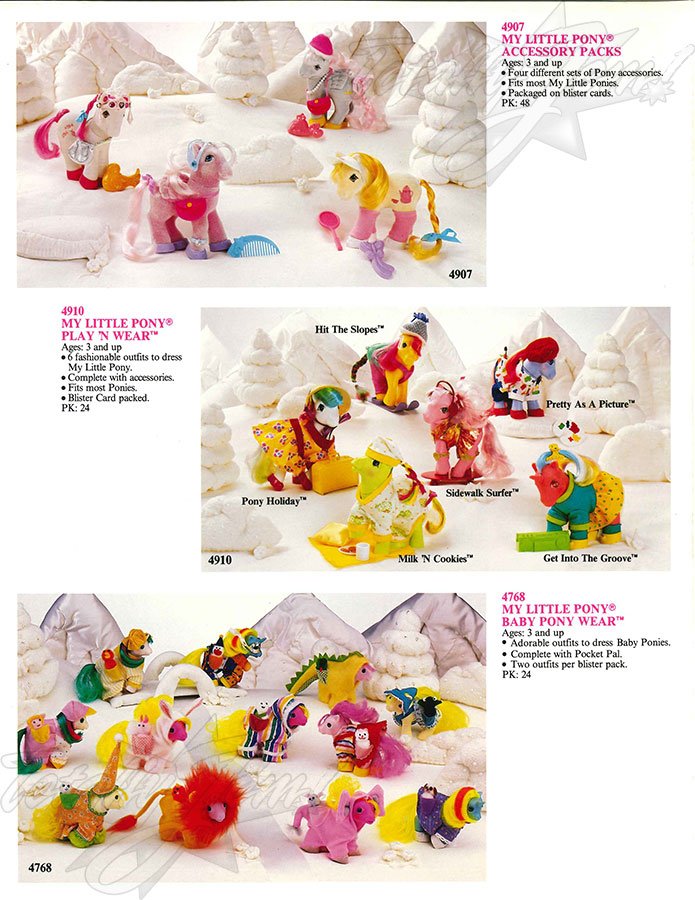 Hasbro 1987 US 1st Quarterly & Media Guide - My LIttle Pony