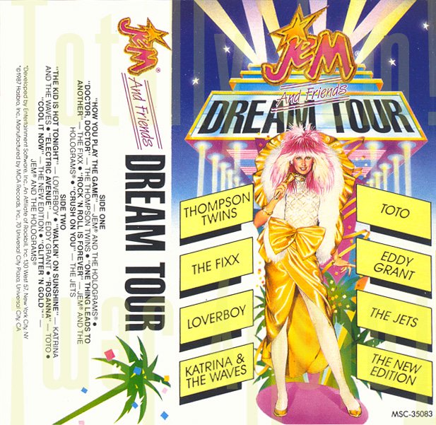 Jem And Friends Dream Tour Cassette - CBS Special Products BT 19873 