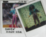 Polaroids of Early Danse prototypes