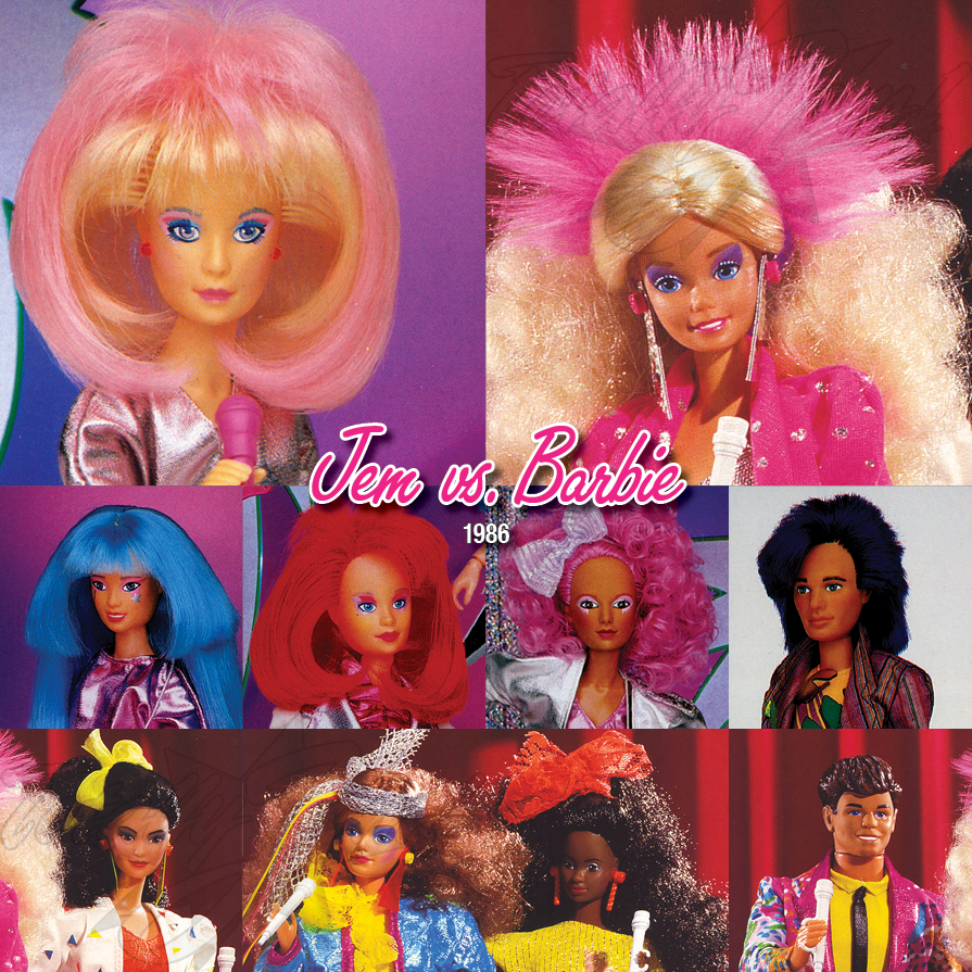 Jem and the Holograms vs. Barbie and the Rockers
