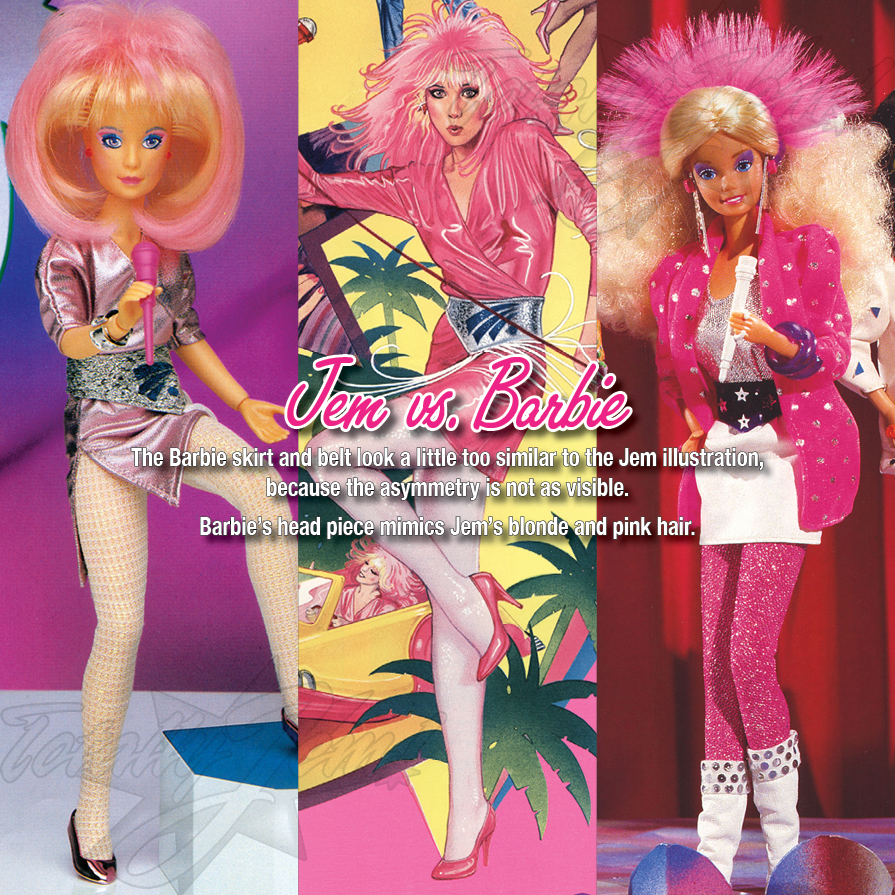 Jem and the Holograms vs. Barbie and the Rockers