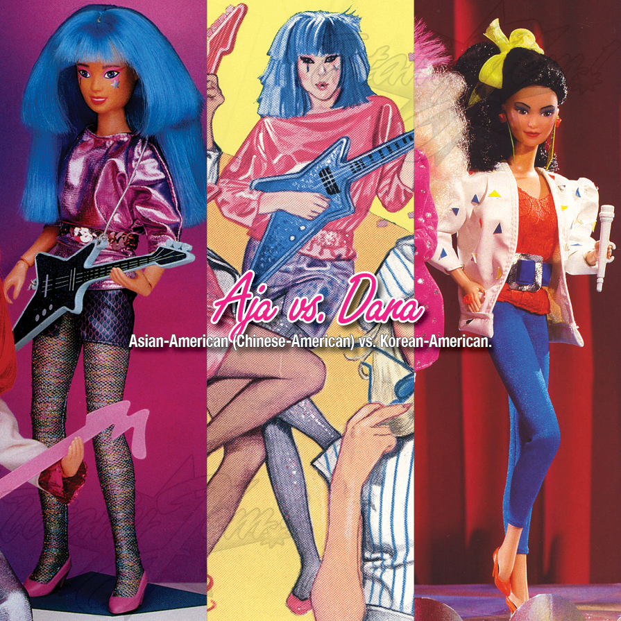 Jem and the Holograms vs. Barbie and the Rockers