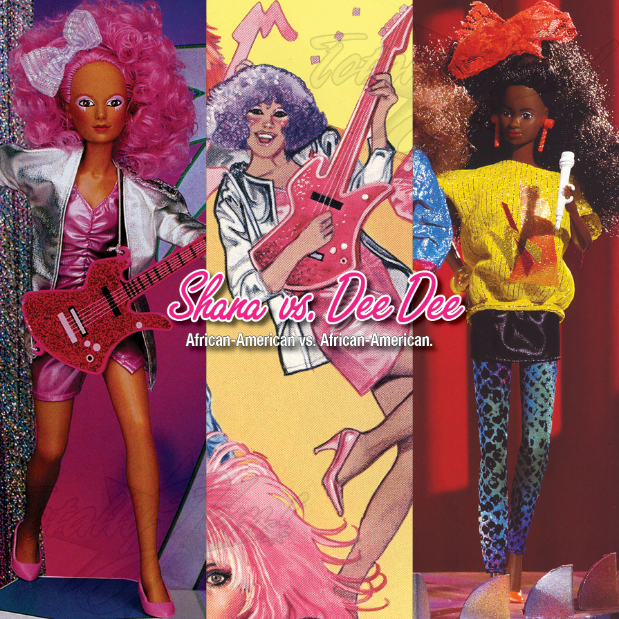 Jem and the Holograms vs. Barbie and the Rockers