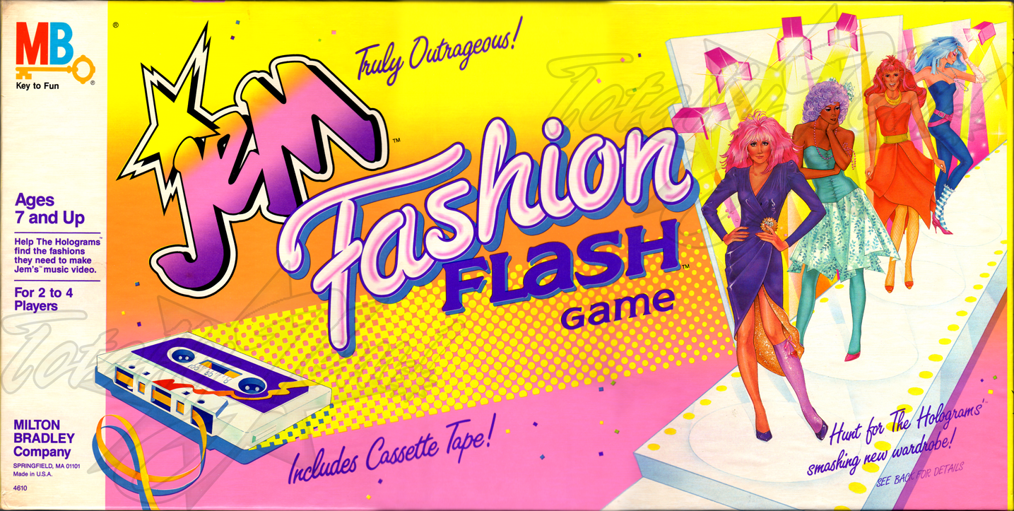 Milton Bradley Fashion Flash Game
Milton Bradley 4610 &copy;1986