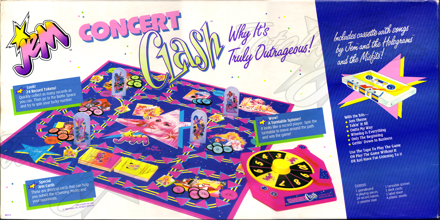 Milton Bradley Concert Clash Game Milton Bradley 4613 &copy;1986