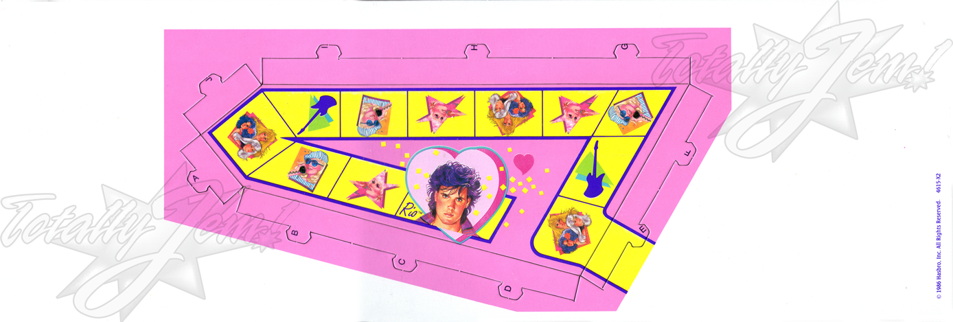 Milton Bradley Rock 'n' Romance GameMilton Bradley 4615 &copy;1986