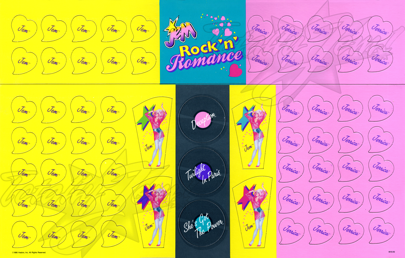 Milton Bradley Rock 'n' Romance GameMilton Bradley 4615 &copy;1986