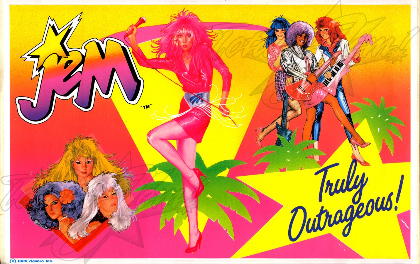 1986 French Promotional Sticker