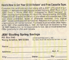 JEM "Sizzling Spring Savings"