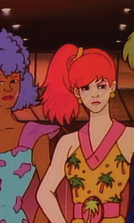Jem fashion as seen in the Sunbow Productions, Inc., cartoon series.