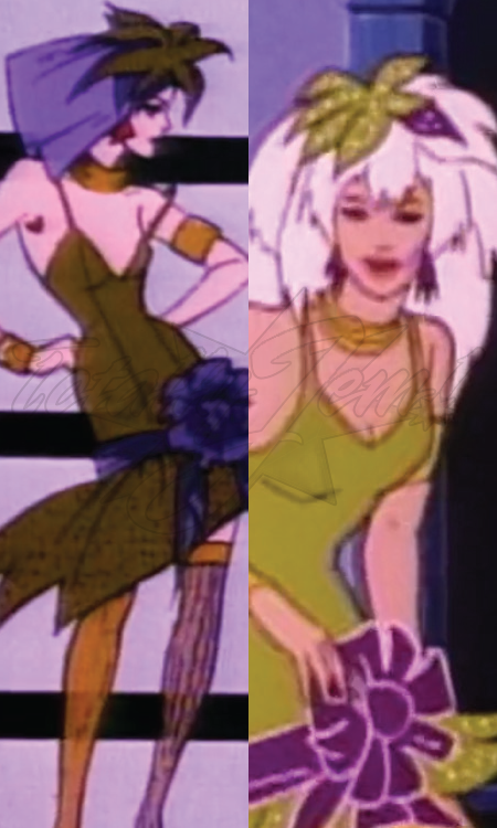 Jem fashion as seen in the Sunbow Productions, Inc., cartoon series.