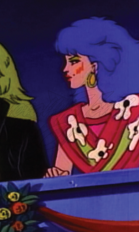 Jem fashion as seen in the Sunbow Productions, Inc., cartoon series.