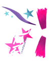 San Diego Comic-Con 2015 Custom Tattly Temporary JEM Tattoos