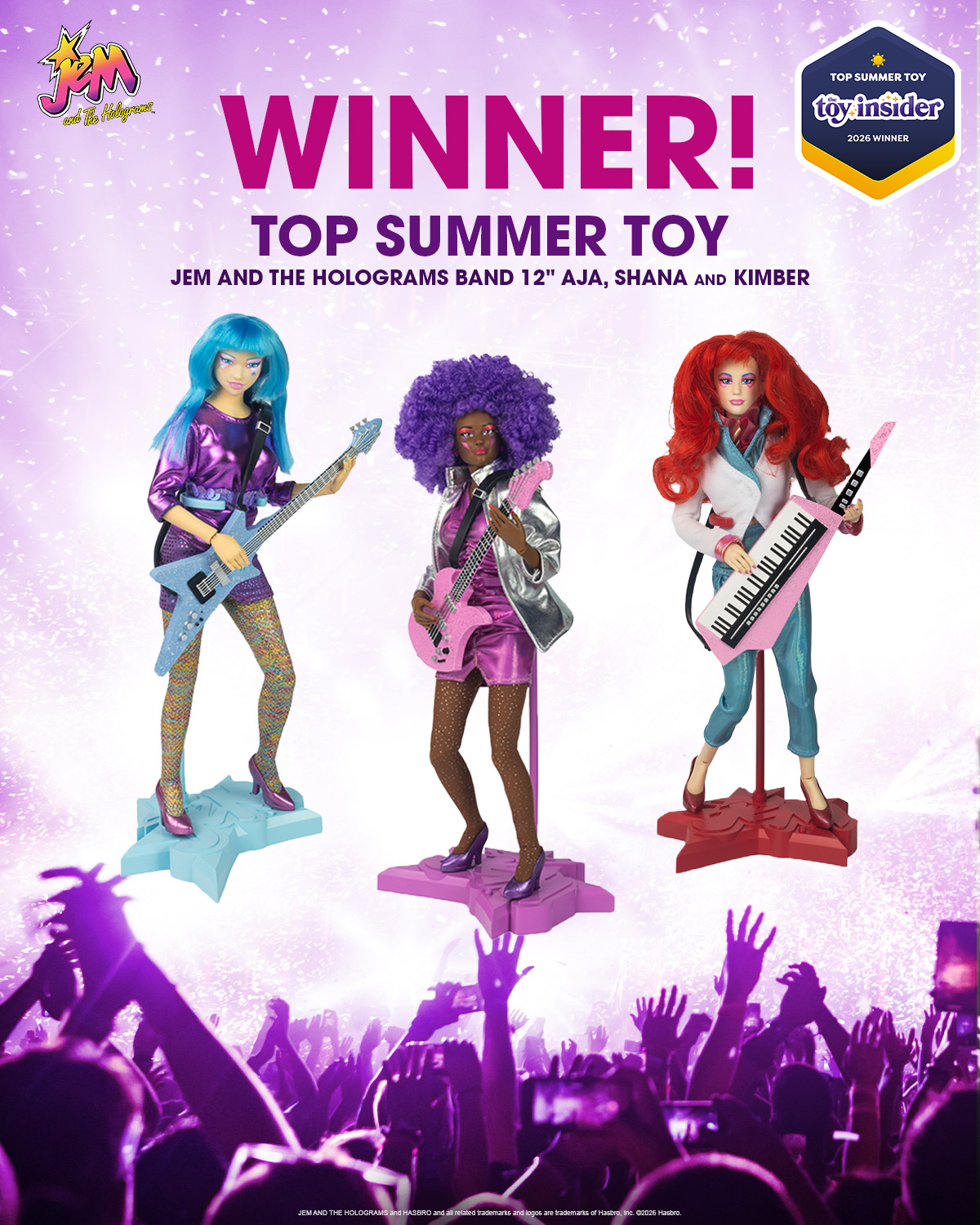 Jem and the Holograms - The Loyal Subject - The Toy Insider Top Summer Toy 2026 Winner