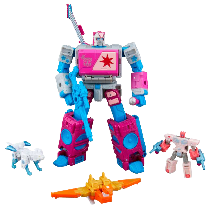 Transformers & Jem and the Holograms Officially Cross Over Autobot Blaster SDCC 2026
